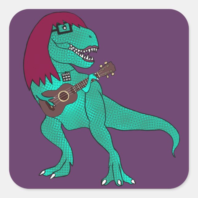 ADH T-Rex Square Sticker (Front)