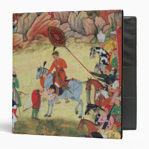 Adham Khan paying homage to Akbar at Sarangpur, Ce Binder