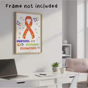ADHD Advocacy Ribbon Poster