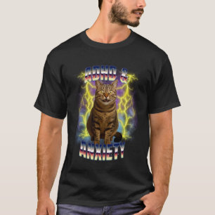 ADHD and Anxiety Neurodiversity Funny Silly Meme C T-Shirt
