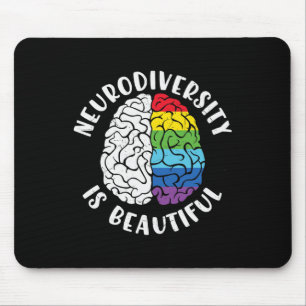 Adhd Autism Awareness Neurodiversity Is Beautiful Mouse Pad