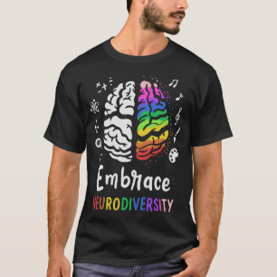 ADHD Autism Spectrum Embrace Neurodiversity T-Shirt