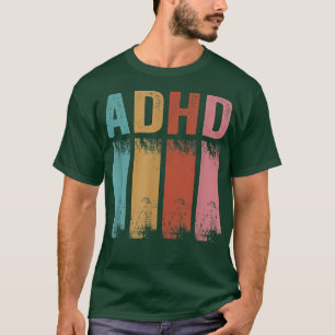 ADHD Awareness 2022 Vintage ADHD Mom Kids  T-Shirt