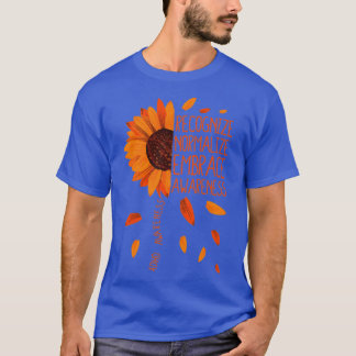 ADHD Awareness Sunflower Embrace Neurodiversity T-Shirt