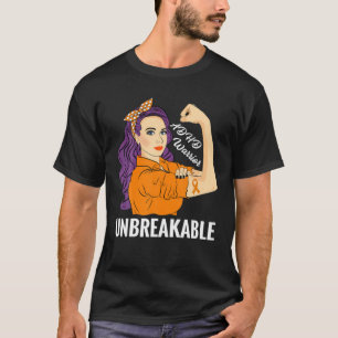 ADHD Awareness Warrior Unbreakable Disorder Rare D T-Shirt