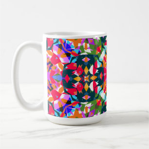 ADHD Dopamine Boost Positivity Pattern Colorful Coffee Mug