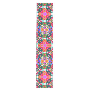 ADHD Dopamine Boost Positivity Pattern Colourful Medium Table Runner