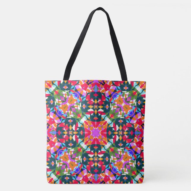 ADHD Dopamine Dressing Cheerful Joyful Colorful Tote Bag (Front)