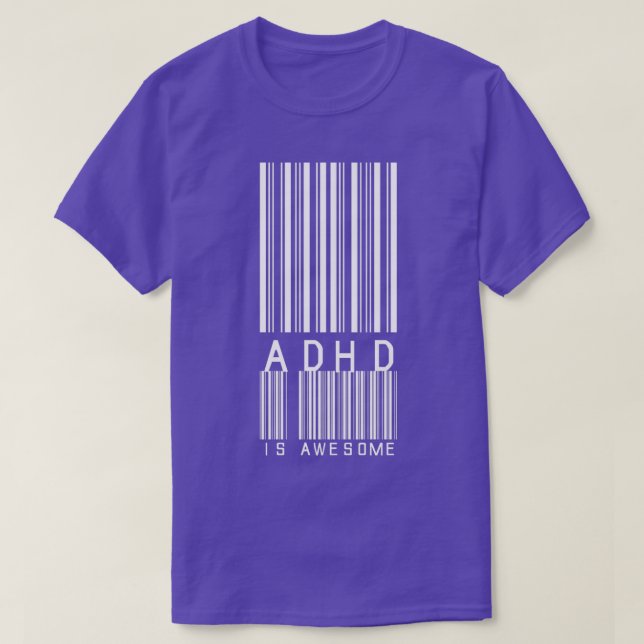 ADHD is awesome 37 T-Shirt (Design Front)