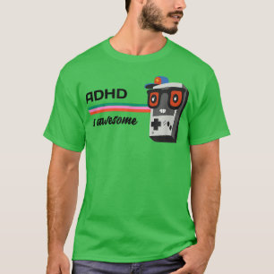 ADHD is awesome, neurodiversity, superpower, vinta T-Shirt