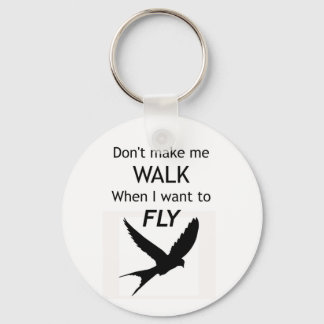 ADHD Keyring -  I want to FLY Motivational Inspira