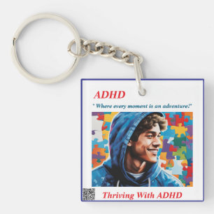   ADHD Mug Keychain
