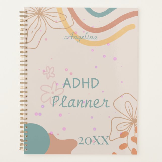ADHD organization, Planner (Front)