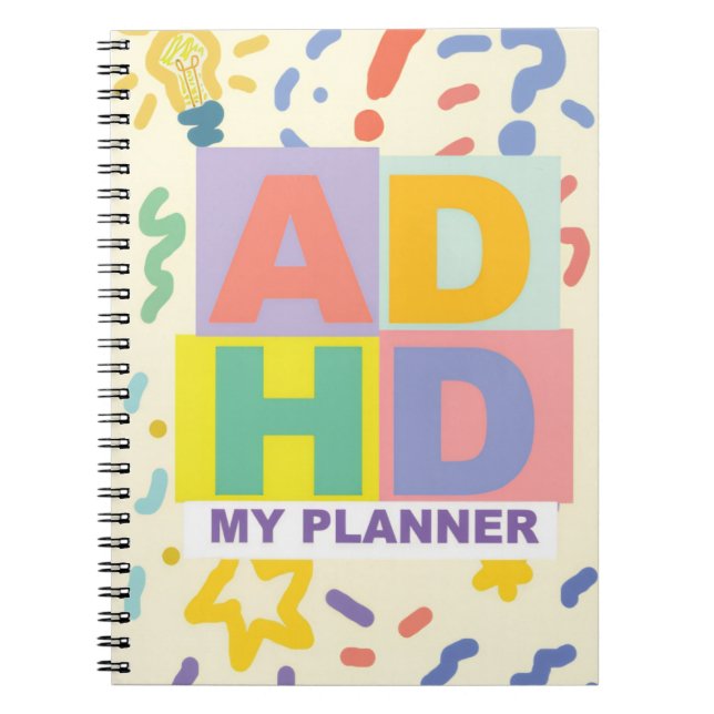 ADHD Planner Notebook (Front)