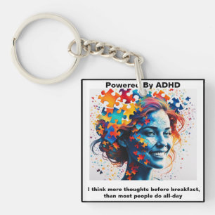 ADHD Quotes.  Keychain