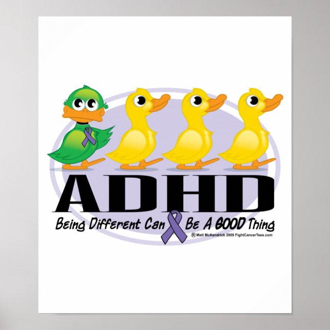 ADHD Ugly Duckling Poster (Front)