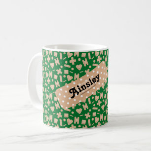 Adhesive Bandage Assortment Personalized Coffee Mug