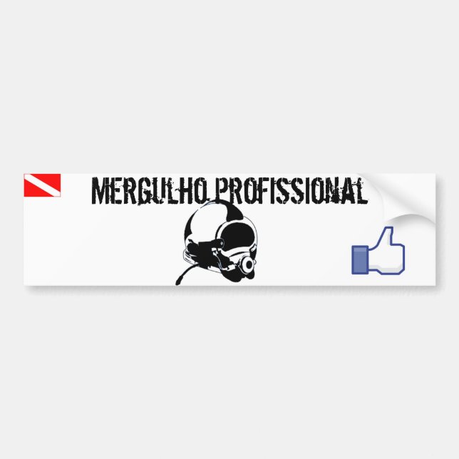 Adhesive car I enjoy professional diving Bumper Sticker (Front)