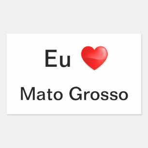 Adhesive I love Mato Grosso Sticker