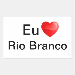 Adhesive I love Rio Branco Sticker