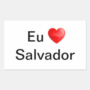 Adhesive I love Salvador Sticker