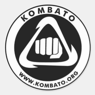 Adhesive Kombato Civil Classic Round Sticker