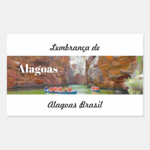 Adhesive reminder of Alagoas Sticker