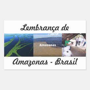 Adhesive reminder of Amazonas Sticker