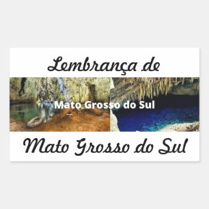 Adhesive reminder of Mato Grosso do Sul Sticker
