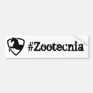 Adhesive Zootecnia Bumper Sticker