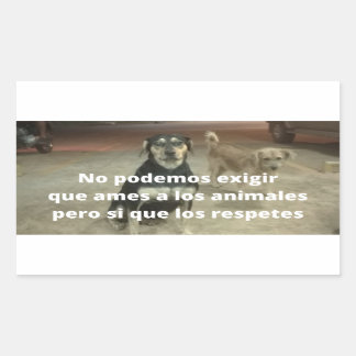 Adhesives concerning los animales sticker