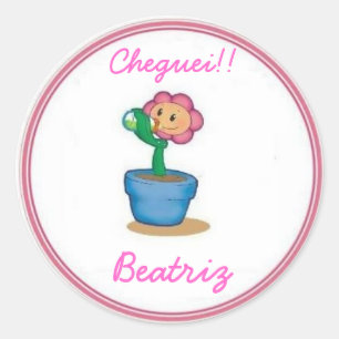 Adhesives for latinhas baby classic round sticker
