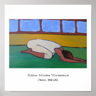 Adho Muka Virasana Poster