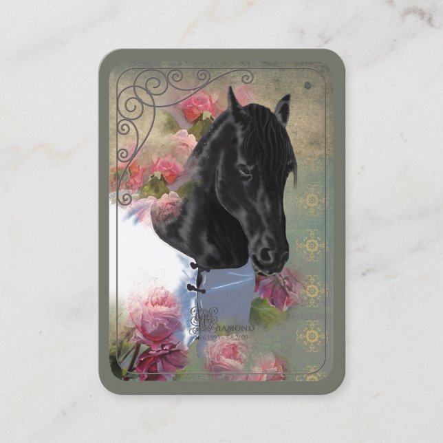 Adieu DIAMOND ~ Carte de visite (Devant)