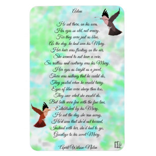 Adieu Poem Magnet