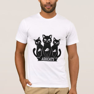 Adiicats T-shirt Chat Noir en 2024   3 Chat noir