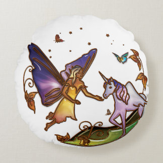 Adilyn Faery Round Pillow