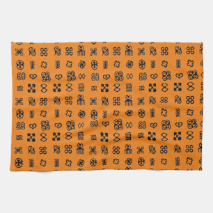Adinkra African Symbols Kitchen Towel