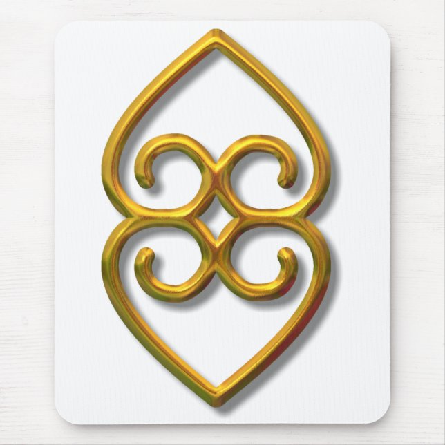 Adinkra-earth-gold Mouse Pad (Front)
