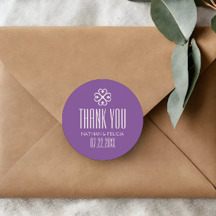 Adinkra Nyame Dua Symbol Lavender Wedding Classic Round Sticker