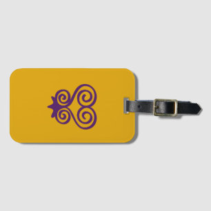 Adinkra (Sankofa) Luggage Tag