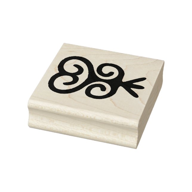 Adinkra Senufo Symbol Rubber Stamp (Stamp)