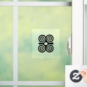 Adinkra Symbol (Humility) Window Cling