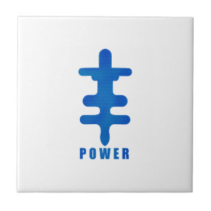 Adinkra Symbol Power Okodee Mmowere Gift Idea Tile