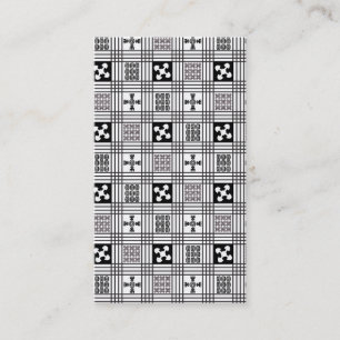 Adinkra West African textile Business Card