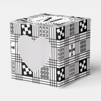 Adinkra West African textile Favor Box