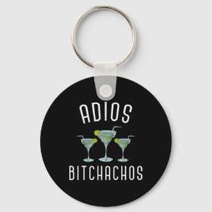Adios Achos Funny Mexican Party Margarita Cinco De Keychain