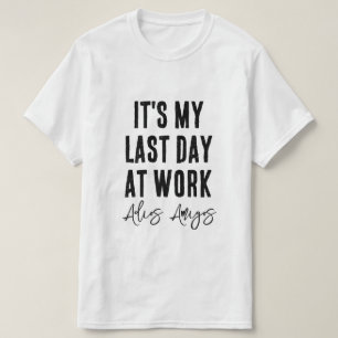 Adios Amigos Last day at work farewell retirement T-Shirt