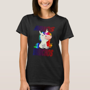 Adios Biatchos   Middle Finger Unicorn T-Shirt