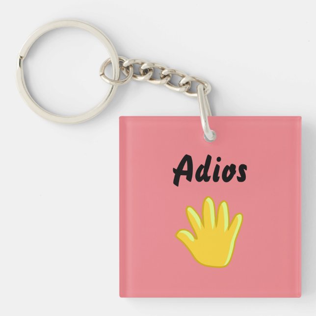 Adios     keychain (Front)
